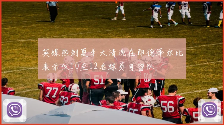 英媒热刺夏季大清洗在即德泽尔比表示仅10至12名球员可留队